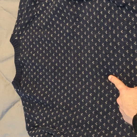 Lamb's Wool Sweater - Black Brown 1826 - Picture 6 of 9